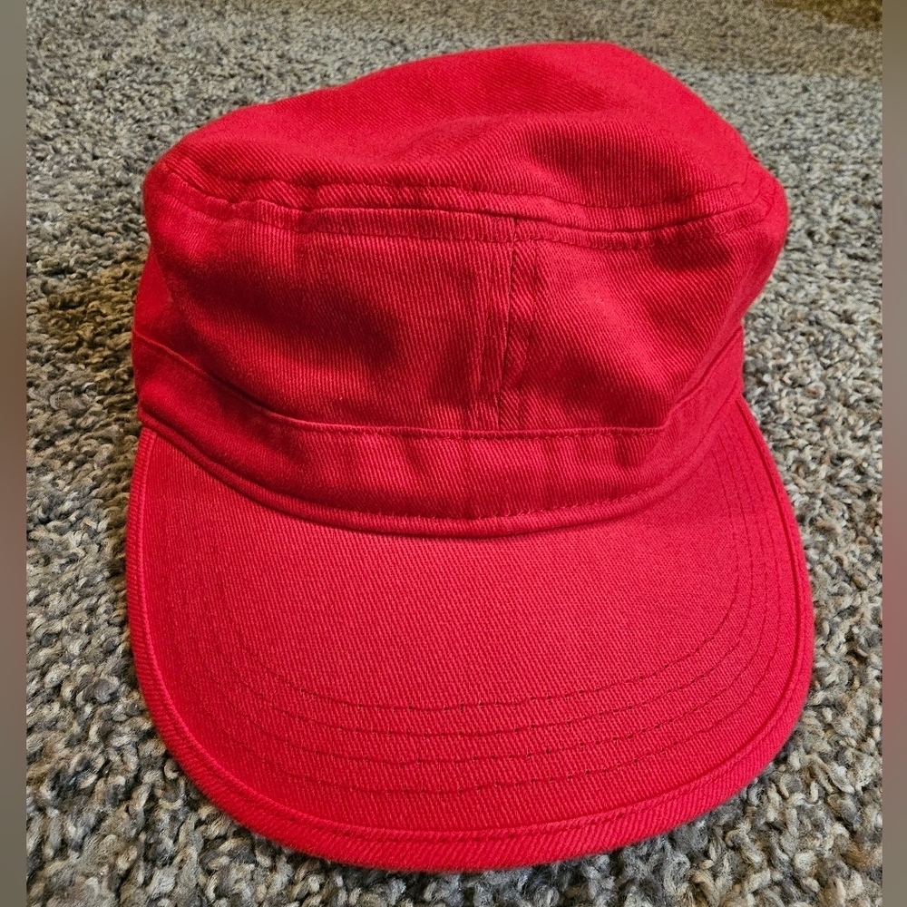 NWOT Red Military Style Cap​​​